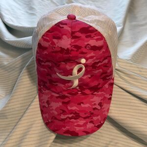 Susan G. Komen Breast Cancer Awareness Pink Camo Mesh-Back Trucker hat